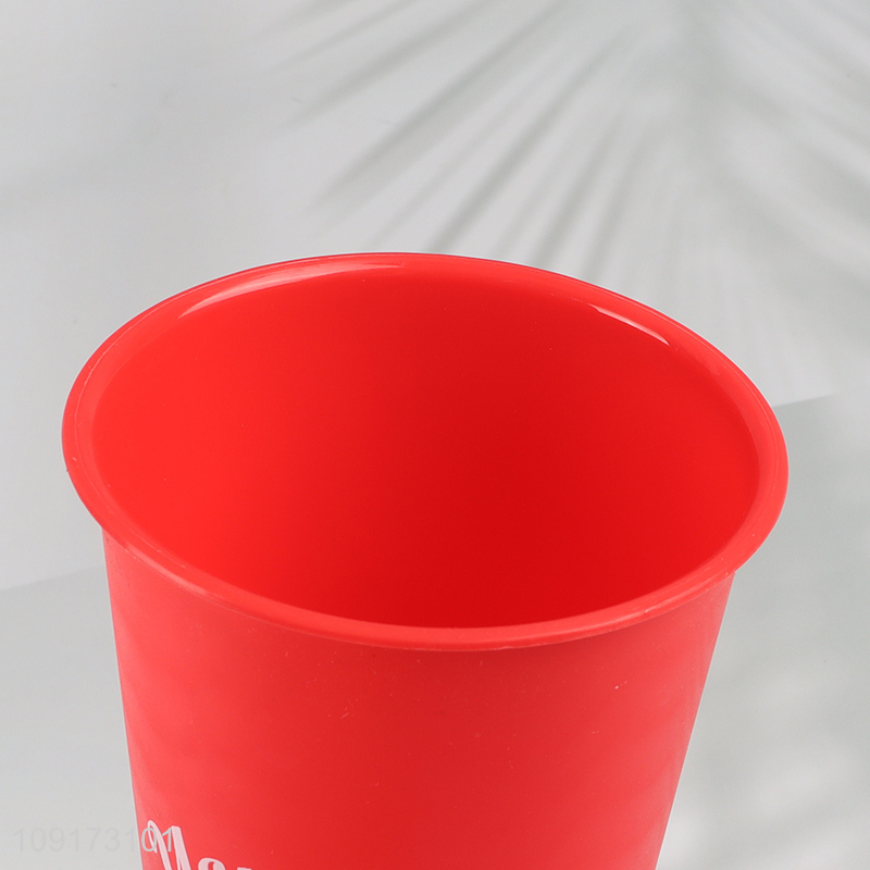 New Product Plastic Tumbler Disposable Plastic Tumbler With Lid & Straw