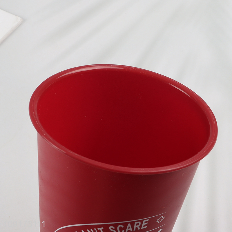 High Quality Custom Logo Disposable Plastic Tumbler With Lid & Straw