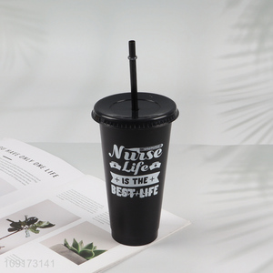 Factory Supply Colorful Disposable Plastic Coffee Tumbler for Parties