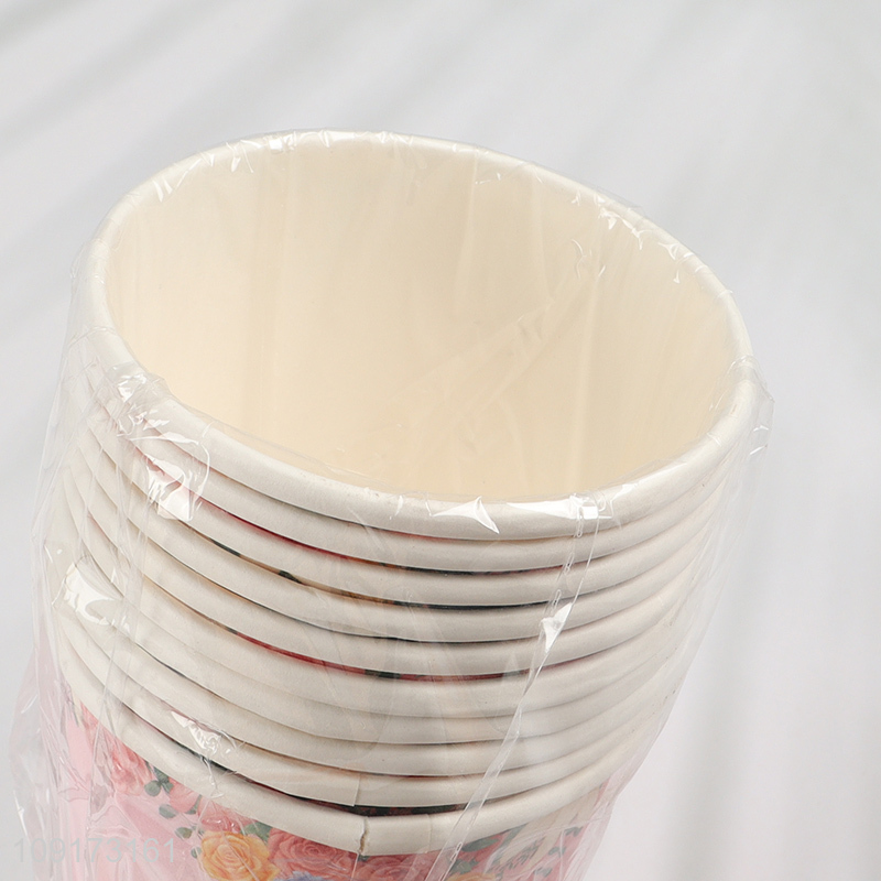 Good Quality 10 Pieces Mother's Day Paper Cups Disposable Paper Cups