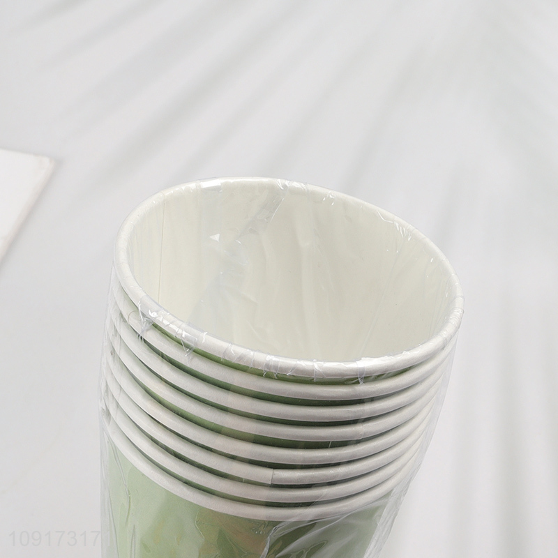 New Arrival 8 Pieces Disposable Paper Cups Party Coffee Treat Cups