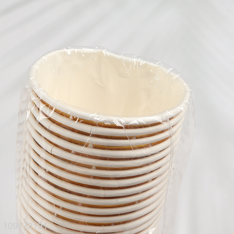 New Product 15 Pieces Disposable Paper Cups Hot Cold Beverages Cups