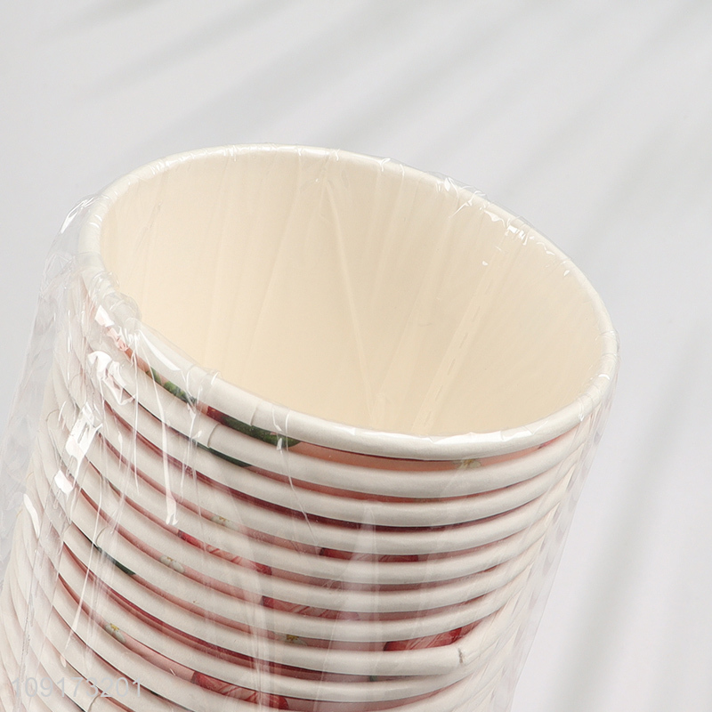 High Quality 15 Pieces Strawberry Paper Cups Disposable Paper Coffee Cups