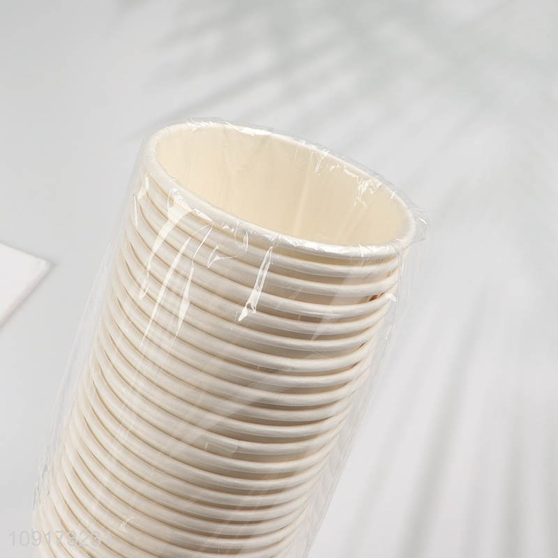 Factory Supply 24 Pieces Disposable Paper Cups Polka Dot Paper Coffee Cups