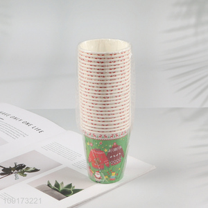 China Imports 24 Pieces Christmas Paper <em>Cups</em> <em>Disposable</em> Xmas Paper <em>Cups</em>