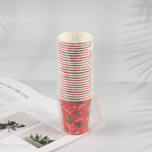 China Wholesale 25 Pieces <em>Disposable</em> Paper <em>Cups</em> Party Coffee Treat <em>Cups</em>