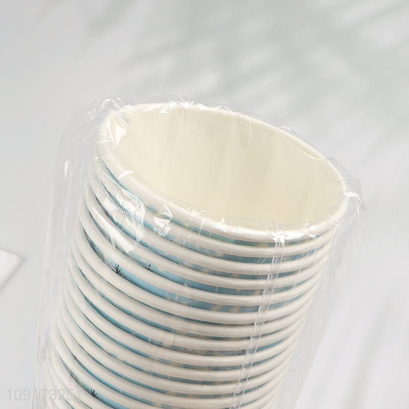 Good Quality 24 Pieces Christmas Paper Cups Disposable Paper Coffee Cups