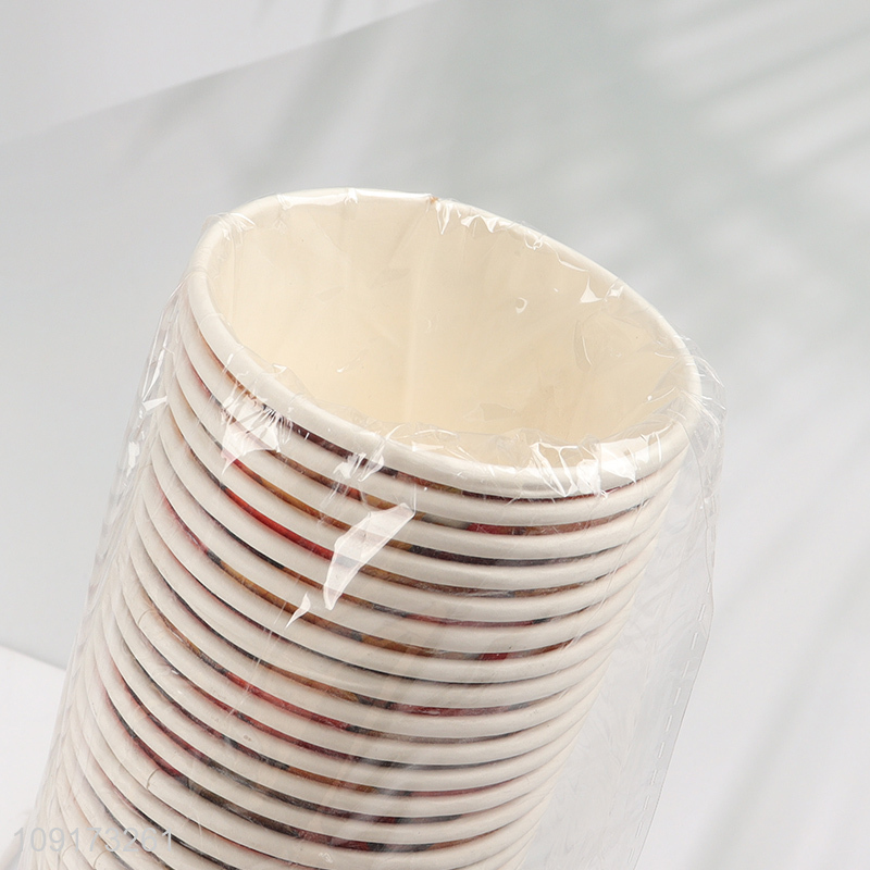 New Arrival 24 Pieces Thanksgiving Paper Cups Disposable Holiday Paper Cups