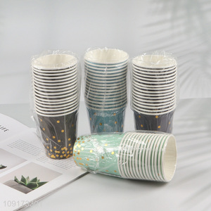 Factory Price 16 Pieces Disposable Paper Coffee Cups for Birthday Wedding
