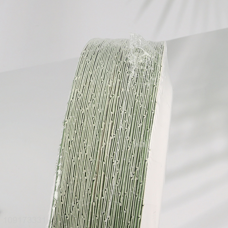 Factory Price 50 Pieces Disposable Greenery Paper Plates Paper Party Plates