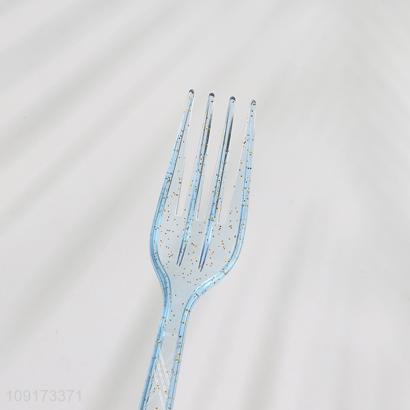 Online Wholesale 50 Pieces Heavy Duty Disposable Plastic forks for Dinner