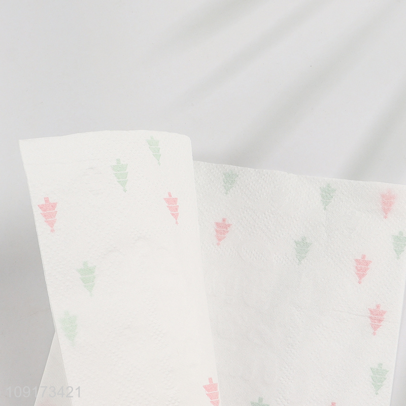 Factory Price 25 Pieces Christmas Cocktail Paper Napkins Disposable Paper Party Napkins