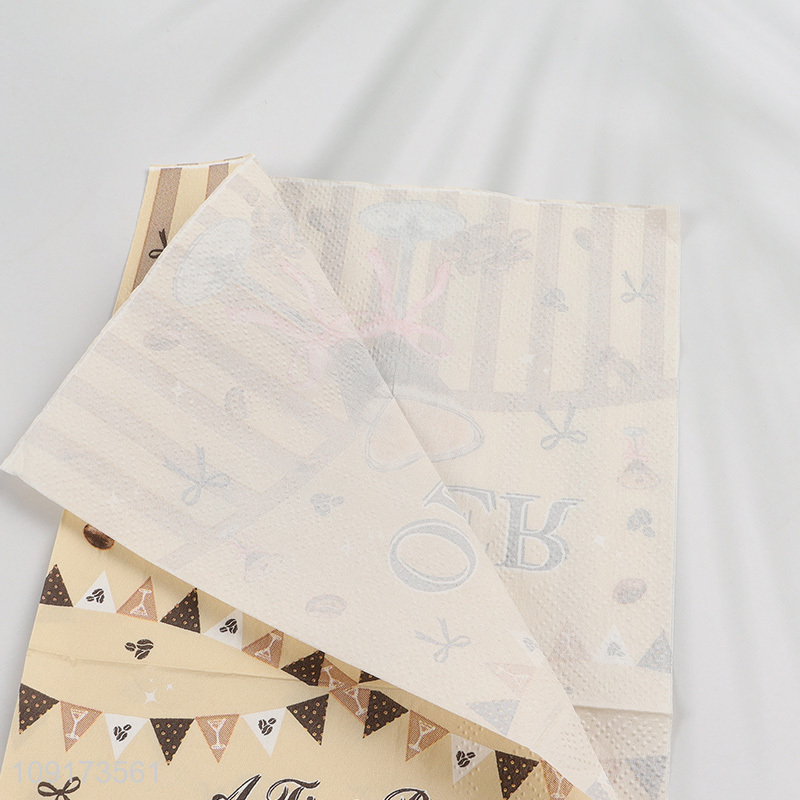 New Arrival 20 Pieces A Tini Bit Older Party Paper Napkins Disposable Cocktail Napkins