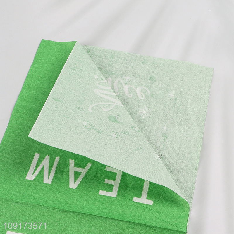Hot Selling 20 Pieces Christmas Paper Napkins Disposable Napkins for Bathroom Guest
