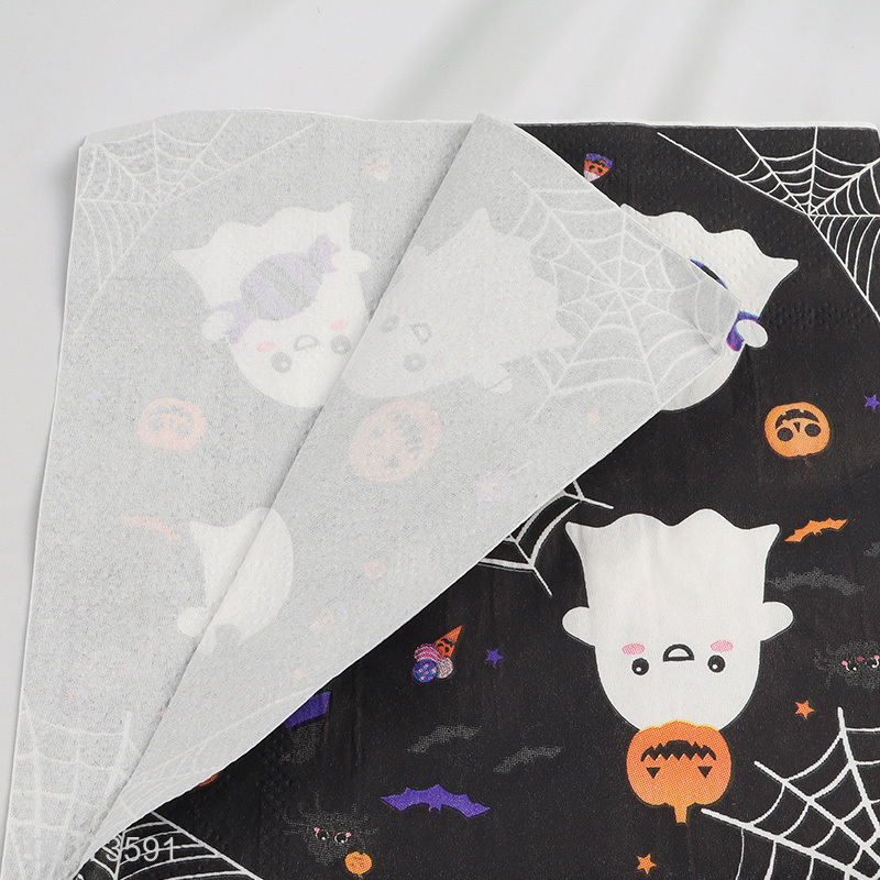 High Quality 20 Pieces Halloween Cocktail Paper Napkins Disposable Paper Party Napkins