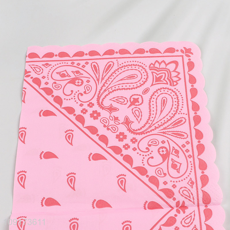 China Imports 20 Pieces Disposable Napkins Cocktail Beverage Napkins Party Supplies