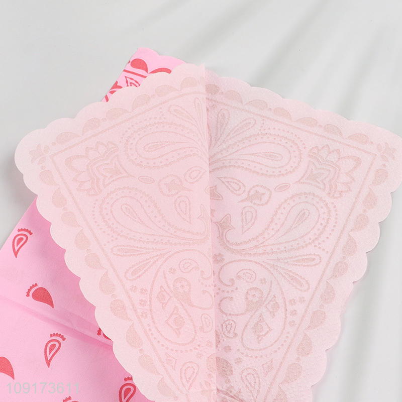 China Imports 20 Pieces Disposable Napkins Cocktail Beverage Napkins Party Supplies