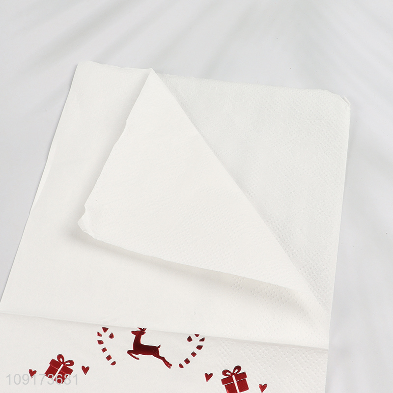 High Quality 20 Pieces Christmas Napkins Disposable Christmas Napkins Dinner Napkins