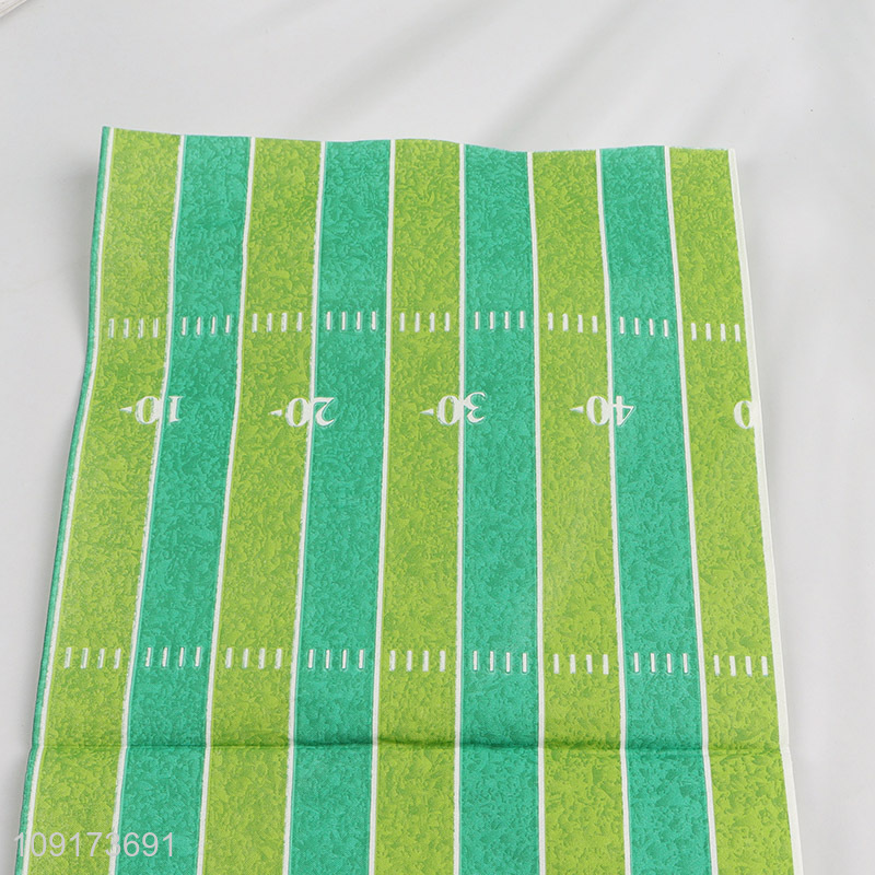 Factory Price 20 Pieces Football Napkins Disposable Paper Luncheon Dinner Napkins