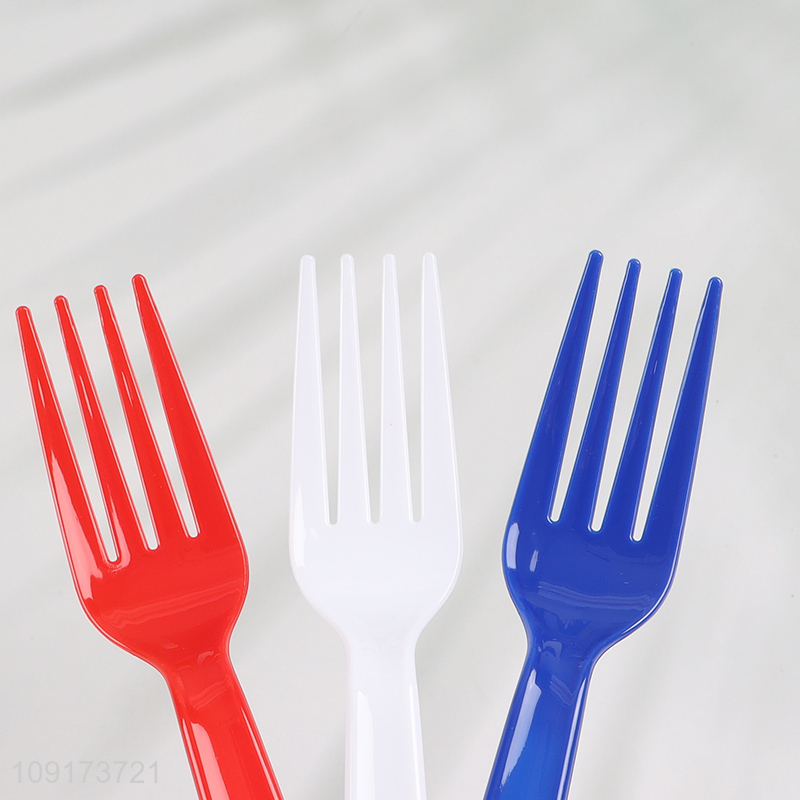 High Quality 180 Pieces Plastic Cutlery Set Plastic Spoon fork and Knife Set