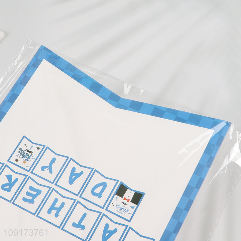 Wholesale 20 Pieces Father's Day Banner Flags Buntings Father's Day Decorations