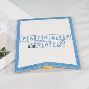 Wholesale 20 Pieces Father's Day Banner Flags Buntings Father's Day Decorations