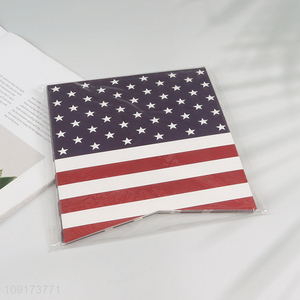 Hot Selling 20 Pieces American Flags Banner Buntings for Independence Day Decoration