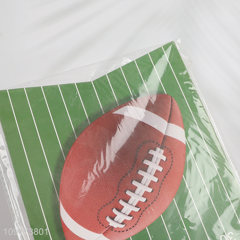 Online Wholesale 20 Pieces Football Party Banner Flags Football Party Decorations
