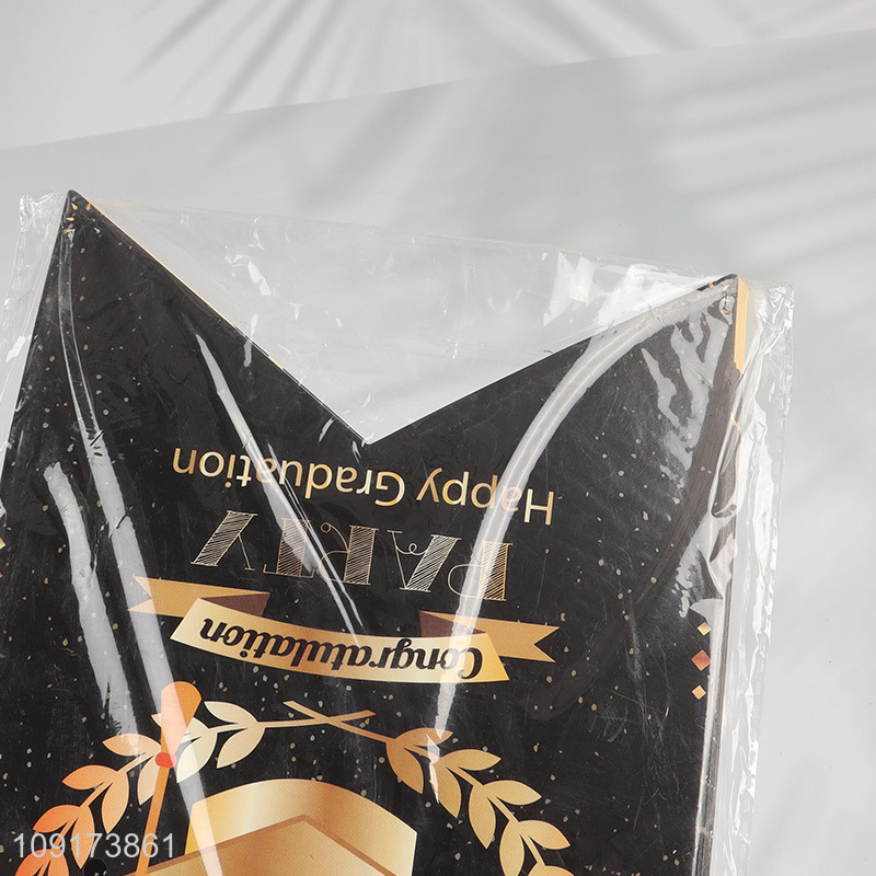 Hot Selling 20 Pieces Graduation Banners Flags Buntings Graduation Party Decorations