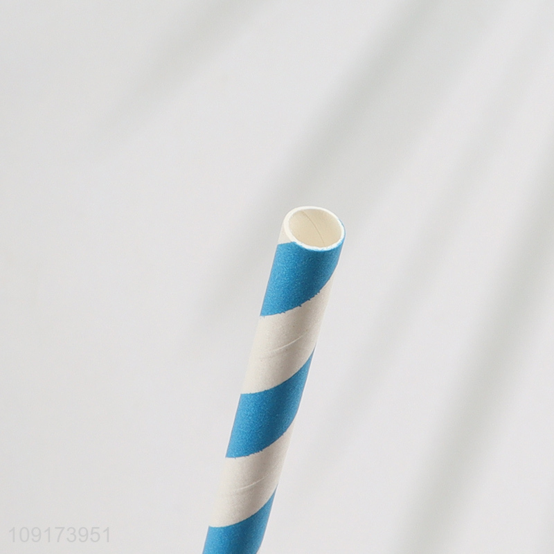 Good Quality 24 Pieces Disposable Paper Straws Non-Toxic Party Paper Straws