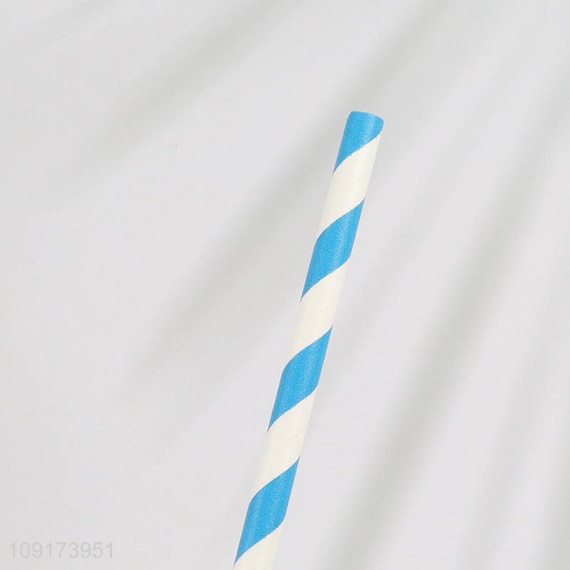 Good Quality 24 Pieces Disposable Paper Straws Non-Toxic Party Paper Straws
