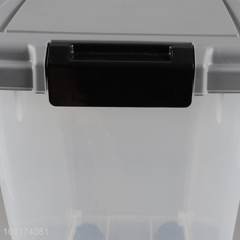 New Arrival Plastic Airtight Dog Food Storage Container with Wheels