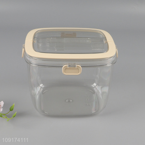 Factory Price Airtight Plastic Food Storage Container for Rice Cereal Grain