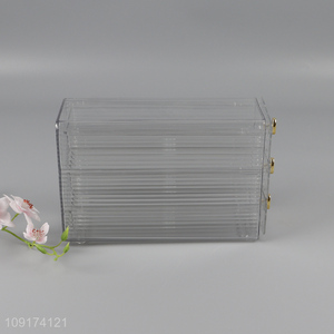 Good Quality 3-Tier Plastic Egg Holder Auto Rolling Egg Organizer for Fridge