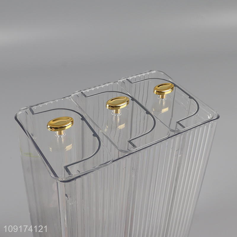 Good Quality 3-Tier Plastic Egg Holder Auto Rolling Egg Organizer for Fridge