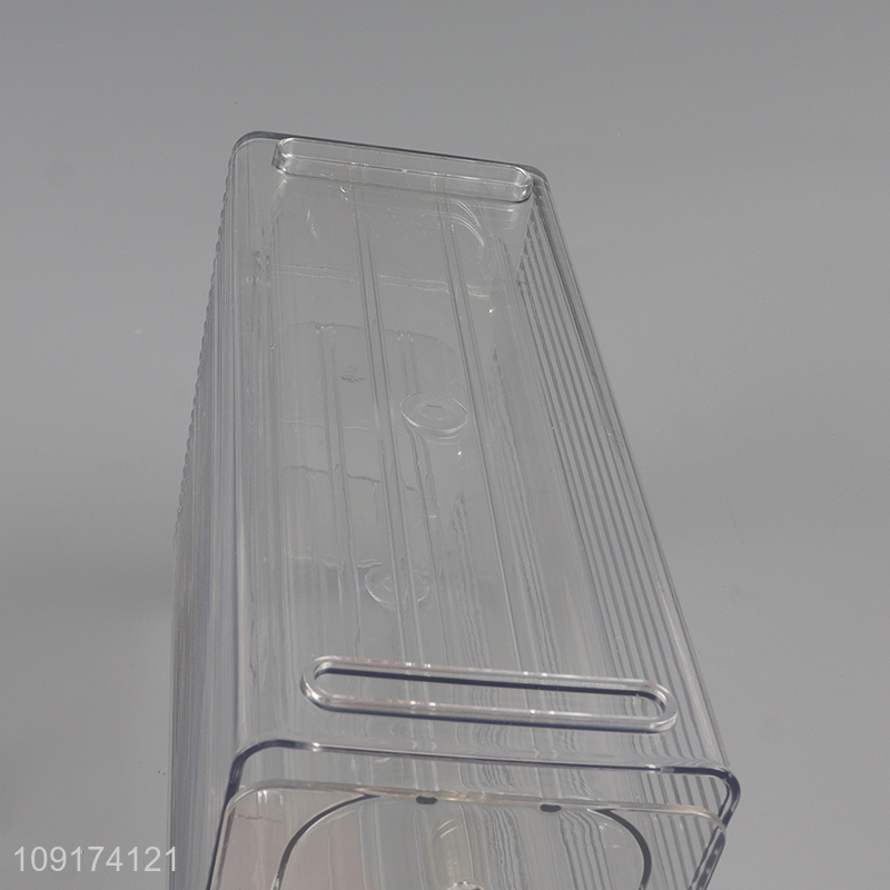 Good Quality 3-Tier Plastic Egg Holder Auto Rolling Egg Organizer for Fridge