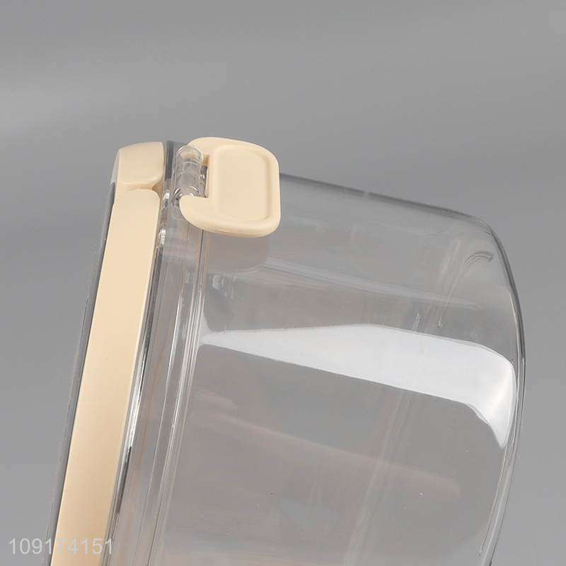 New Product Easy Release Plastic Ice Cube Tray with Lid, Bin & Ice Scoop