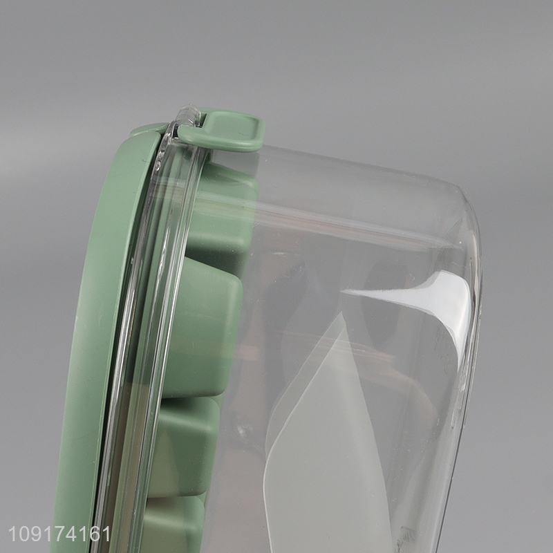 High Quality Plastic Ice Cube Tray Ice Cube Mold with Lid, Bin & Ice Scoop