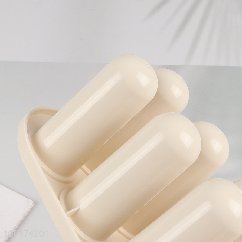 Good Quality 8-Cavity Plastic Ice Pop Molds Reusable Popsicle Molds