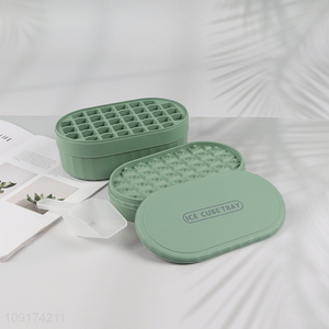 New Arrival Freezer Ice Cube Tray with with Lid, Ice Bin & Ice Scoop