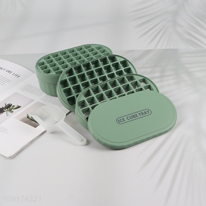 Hot Selling Freezer Ice Cube Tray with with Lid, Ice Scoop & Ice Bin