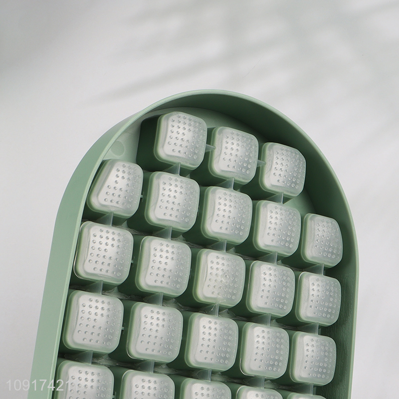 New Arrival Freezer Ice Cube Tray with with Lid, Ice Bin & Ice Scoop