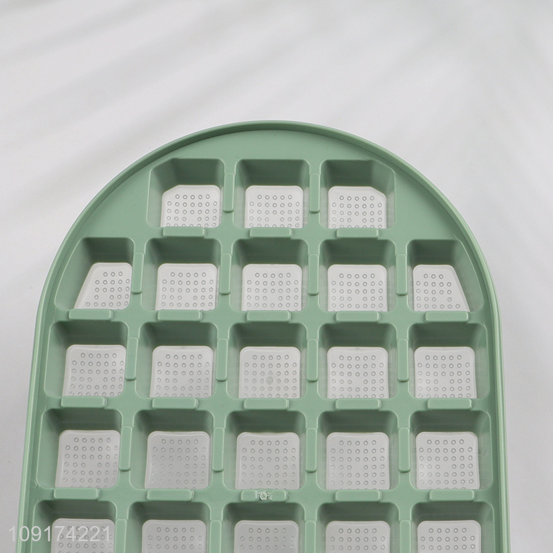 Hot Selling Freezer Ice Cube Tray with with Lid, Ice Scoop & Ice Bin