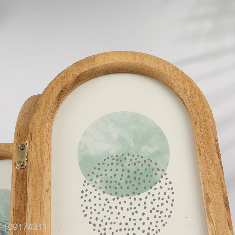 Online Wholesale Hinged Triple Picture Frames Triptych MDF Photo Frame