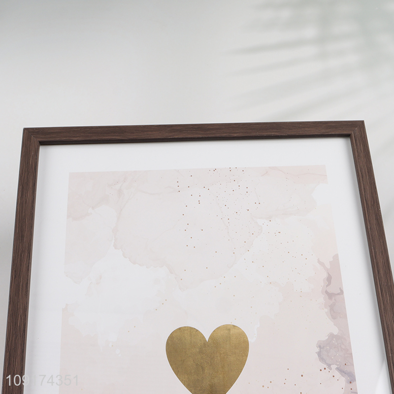 New Product MDF Wood Photo Frame for Wall Hanging or Tabletop Display