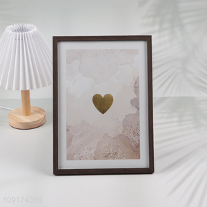 New Product MDF Wood Photo Frame for Wall Hanging or Tabletop Display