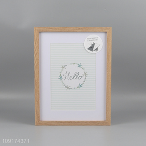 Factory Price MDF Picture Frame for Vertical or Horizontal Wall Display