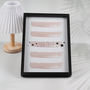 High Quality MDF Wood Picture Frame Custom Photo Frame for Wall Mounting