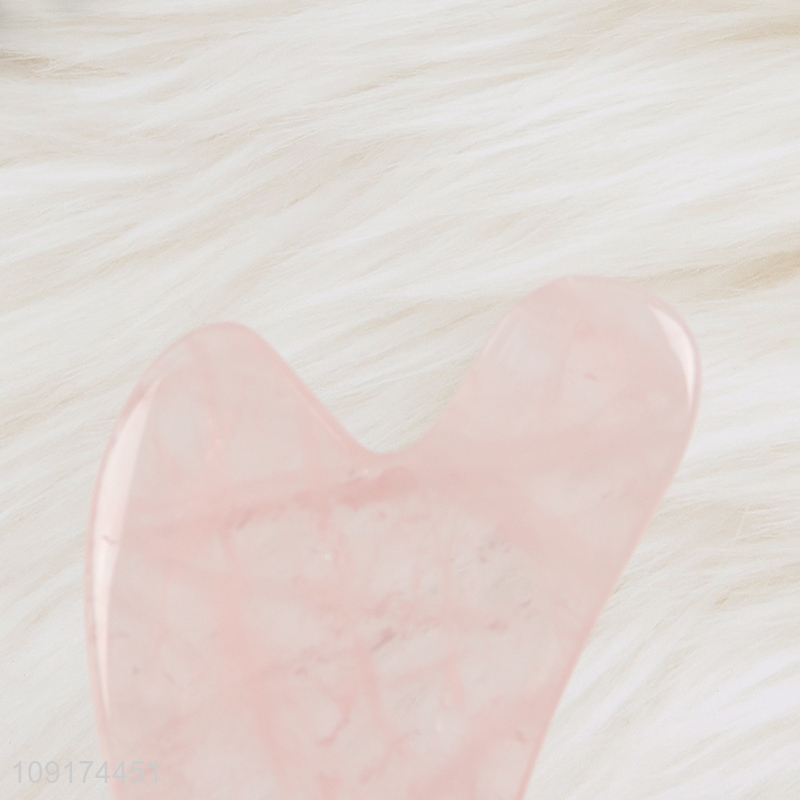 Good Quality Natural Rose Quartz Gua Sha Facial Tools Guasha Tools