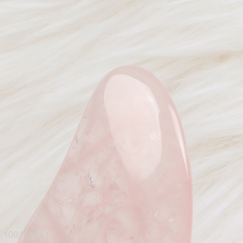 Good Quality Natural Rose Quartz Gua Sha Facial Tools Guasha Tools